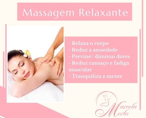 benefícios massagem relaxante